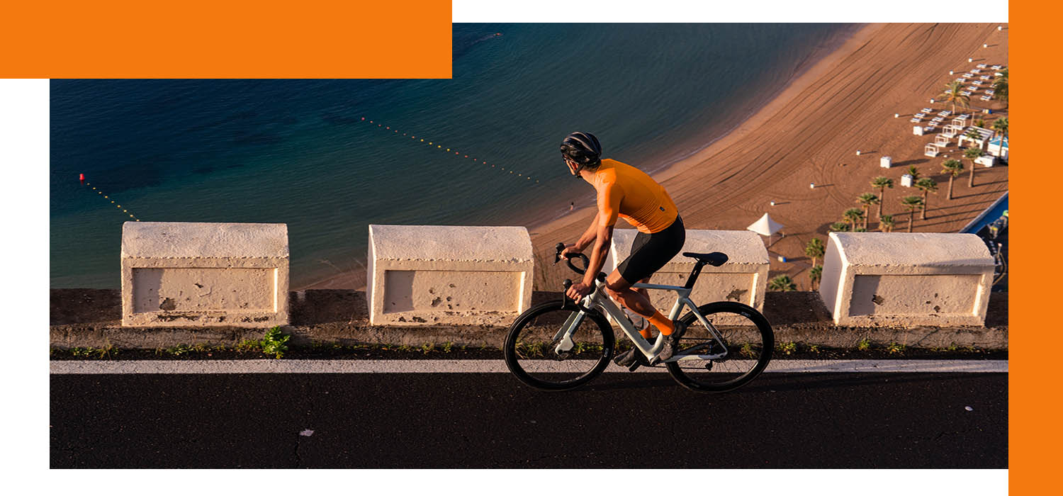 Tenerife is a great place for a cycling in sunny weather all year round